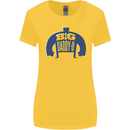 Big Daddy O Funny Fathers Day Dad Womens Wider Cut T-Shirt Yellow