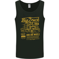 Big Truck Lorry Driver HGV Mens Vest Tank Top Black