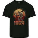 Bigfoot Camping is My Escape Funny Mens Cotton T-Shirt Tee Top Black