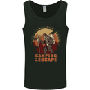 Bigfoot Camping is My Escape Funny Mens Vest Tank Top Black