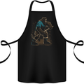 Bigfoot Hockey Player Cotton Apron 100% Organic Black