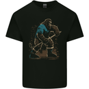 Bigfoot Hockey Player Kids T-Shirt Childrens Black