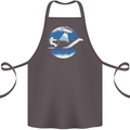 Bigfoot Lockness Monster Alien Abduction UFO Cotton Apron 100% Organic Dark Grey