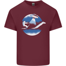 Bigfoot Lockness Monster Alien Abduction UFO Mens Cotton T-Shirt Tee Top Maroon