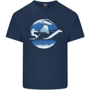 Bigfoot Lockness Monster Alien Abduction UFO Mens Cotton T-Shirt Tee Top Navy Blue