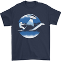 Bigfoot Lockness Monster Alien Abduction UFO Mens T-Shirt 100% Cotton Navy Blue