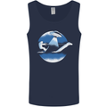 Bigfoot Lockness Monster Alien Abduction UFO Mens Vest Tank Top Navy Blue