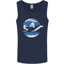 Bigfoot Lockness Monster Alien Abduction UFO Mens Vest Tank Top Navy Blue
