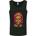 Bigfoot Messy Hair Don't Care Funny Mens Vest Tank Top Black
