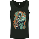 Bigfoot Playing the Saxophone Ape Gorilla Mens Vest Tank Top Black