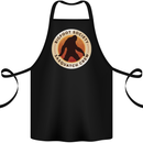 Bigfoot Society Sasquatch Crew Cotton Apron 100% Organic Black