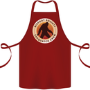 Bigfoot Society Sasquatch Crew Cotton Apron 100% Organic Maroon