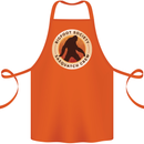 Bigfoot Society Sasquatch Crew Cotton Apron 100% Organic Orange