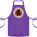 Bigfoot Society Sasquatch Crew Cotton Apron 100% Organic Purple