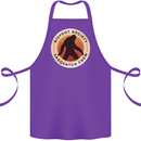 Bigfoot Society Sasquatch Crew Cotton Apron 100% Organic Purple