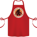 Bigfoot Society Sasquatch Crew Cotton Apron 100% Organic Red