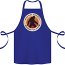 Bigfoot Society Sasquatch Crew Cotton Apron 100% Organic Royal Blue