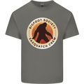 Bigfoot Society Sasquatch Crew Kids T-Shirt Childrens Charcoal