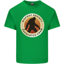 Bigfoot Society Sasquatch Crew Kids T-Shirt Childrens Irish Green