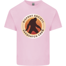 Bigfoot Society Sasquatch Crew Kids T-Shirt Childrens Light Pink