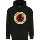 Bigfoot Society Sasquatch Crew Mens 80% Cotton Hoodie Black