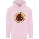 Bigfoot Society Sasquatch Crew Mens 80% Cotton Hoodie Light Pink