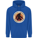 Bigfoot Society Sasquatch Crew Mens 80% Cotton Hoodie Royal Blue