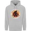Bigfoot Society Sasquatch Crew Mens 80% Cotton Hoodie Sports Grey