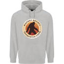 Bigfoot Society Sasquatch Crew Mens 80% Cotton Hoodie Sports Grey