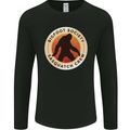 Bigfoot Society Sasquatch Crew Mens Long Sleeve T-Shirt Black