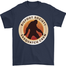 Bigfoot Society Sasquatch Crew Mens T-Shirt 100% Cotton Navy Blue