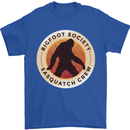 Bigfoot Society Sasquatch Crew Mens T-Shirt 100% Cotton Royal Blue