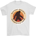Bigfoot Society Sasquatch Crew Mens T-Shirt 100% Cotton White
