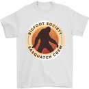 Bigfoot Society Sasquatch Crew Mens T-Shirt 100% Cotton White