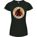 Bigfoot Society Sasquatch Crew Womens Petite Cut T-Shirt Black