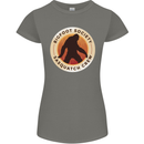 Bigfoot Society Sasquatch Crew Womens Petite Cut T-Shirt Charcoal
