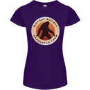Bigfoot Society Sasquatch Crew Womens Petite Cut T-Shirt Purple