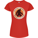 Bigfoot Society Sasquatch Crew Womens Petite Cut T-Shirt Red
