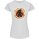 Bigfoot Society Sasquatch Crew Womens Petite Cut T-Shirt White