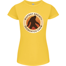 Bigfoot Society Sasquatch Crew Womens Petite Cut T-Shirt Yellow