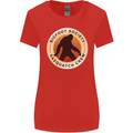 Bigfoot Society Sasquatch Crew Womens Wider Cut T-Shirt Red