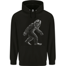 Bigfoot Taking a Stroll Childrens Kids Hoodie Black