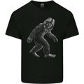 Bigfoot Taking a Stroll Kids T-Shirt Childrens Black
