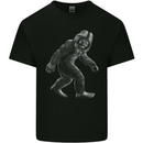 Bigfoot Taking a Stroll Mens Cotton T-Shirt Tee Top Black