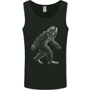 Bigfoot Taking a Stroll Mens Vest Tank Top Black