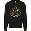 Bigfoot & Alien UFO Mens Sweatshirt Jumper Black