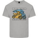 Bike Safety Motorbike Biker Motorcycle Mens Cotton T-Shirt Tee Top Sports Grey
