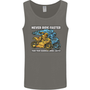 Bike Safety Motorbike Biker Motorcycle Mens Vest Tank Top Charcoal