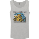 Bike Safety Motorbike Biker Motorcycle Mens Vest Tank Top Sports Grey