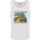 Bike Safety Motorbike Biker Motorcycle Mens Vest Tank Top White